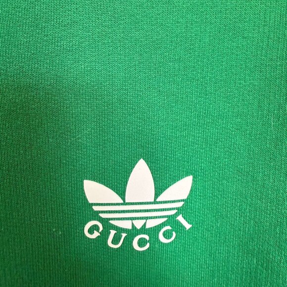 Gucci x Adidas Green Hoodie – Unisex Size L - Picture 8 of 11